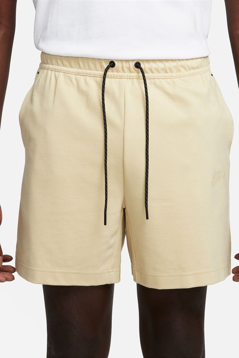 Nike, Pantaloni scurti cu snur Tech, Bej deschis, XL