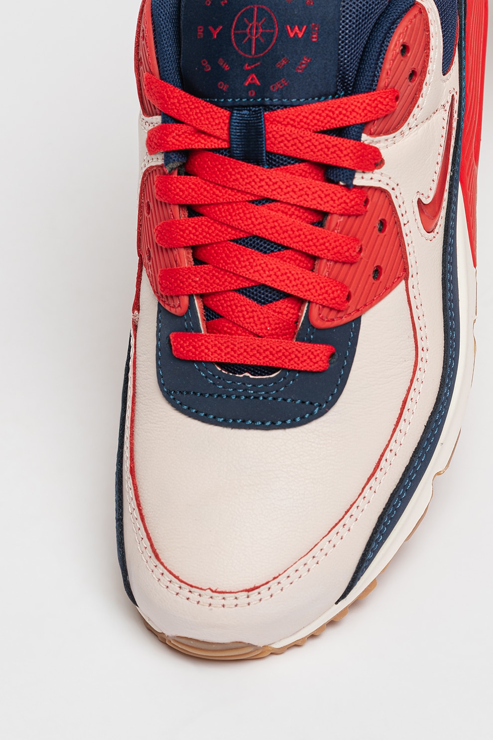 Nike, Air Max 90 Premium sneaker bőrrészletekkel, Rózsaszín