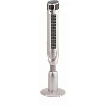 Ventilator Turn Fakir Prestige TVL 30, 8 trepte viteza, Ionizator, 3 moduri de functionare, 40W, Functie oscilatie, Timer, Telecomanda, Argintiu Ventilator Turn Fakir Prestige TVL 30, 8 trepte viteza, Ionizator, 3 moduri de functionare, 40W, Functie oscilatie, Timer, Telecomanda, Argintiu