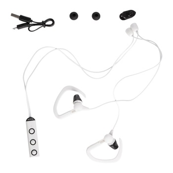 Casti audio wireless Tuadia BT-51 bluetooth, Alb Casti audio wireless Tuadia BT-51 bluetooth, Alb