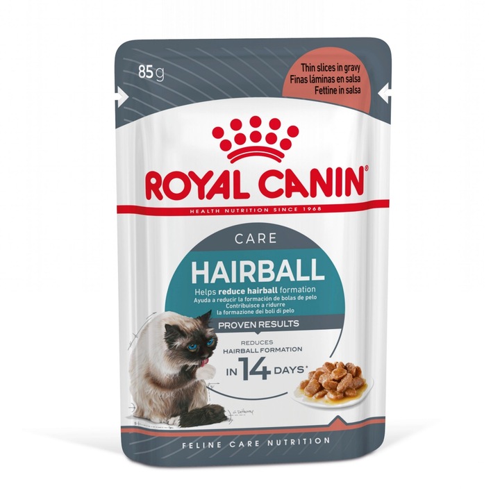 Royal Canin Hairball Care Cat, hrana umeda, 85g