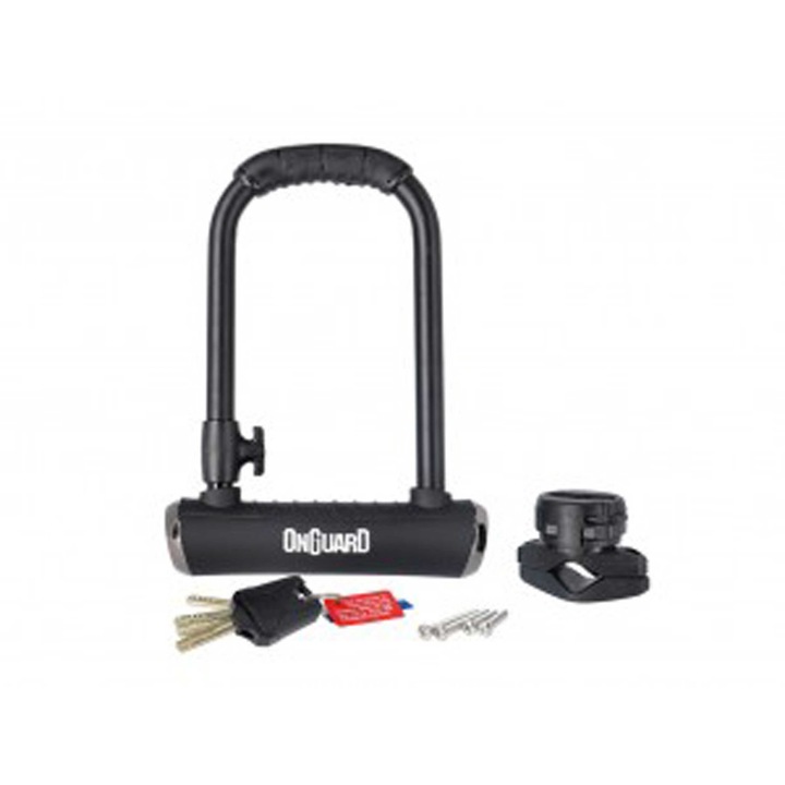 135654800 OnGuard 8001X BALgelschloss Brute STD 115 x 202 mm, A˜ 16,8 mm, cu Halter, negru