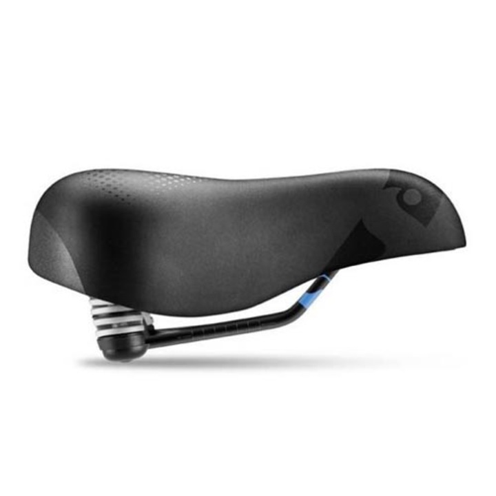 Велосипедна седалка Sportourer Zeta Comfort Gel Flow, черна, 258x233 мм