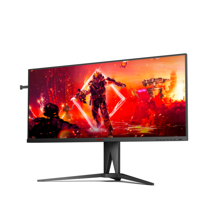 Гейминг монитор, AOC AGON AG405UXC, 40", 3440 x 1440 WQHD, 144Hz, IPS, DisplayPort, USB-C