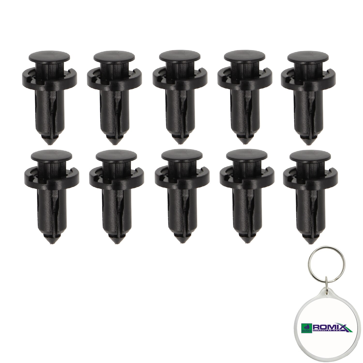 Set 10 buc. pin fixare tapiterie ROM B22089 pentru NISSAN/HONDA