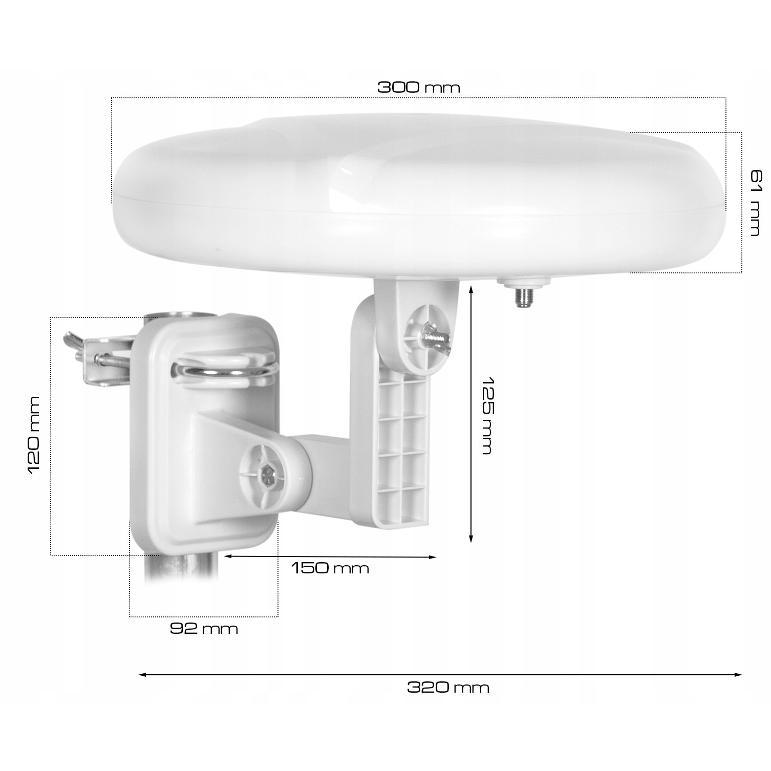 Antena TV omnidirectionala VA0024 Vayox, Digital360, pentru televiziune