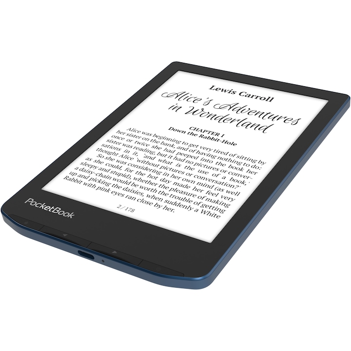 eBook Reader PocketBook Verse Pro PB634, ecran tactil 6.0" E Ink Carta™ 1200, 300dpi, 16GB, SMARTlight, G-sensor, WiFi&Bluetooth, Azure
