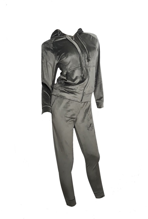 Compleu catifea dama, verde granit