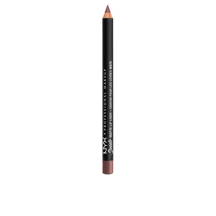 Creion pentru conturul buzelor, NYX Professional Makeup Suede matte lip liner, free spirit, 3.5 g