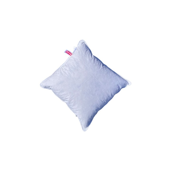 Perna Ovia cu 15% puf si 85% pana de gasca, 40x40 cm, Alb