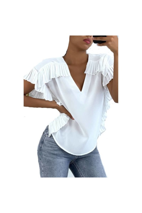 Bluza Golden Days B074 alb, Alb, S