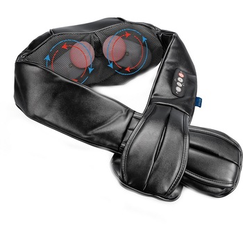 Aparat de masaj original Vitalymed Flexi Shiatsu, marca INVITALIS GERMANY,24W, 4 puncte de masaj cu miscare circulara bidirectionala, 2 nivele de intensitate ale masajului, 2 zone de caldura cu infrarosu, Negru Aparat de masaj original Vitalymed Flexi Shiatsu, marca INVITALIS GERMANY,24W, 4 puncte de masaj cu miscare circulara bidirectionala, 2 nivele de intensitate ale masajului, 2 zone de caldura cu infrarosu, Negru