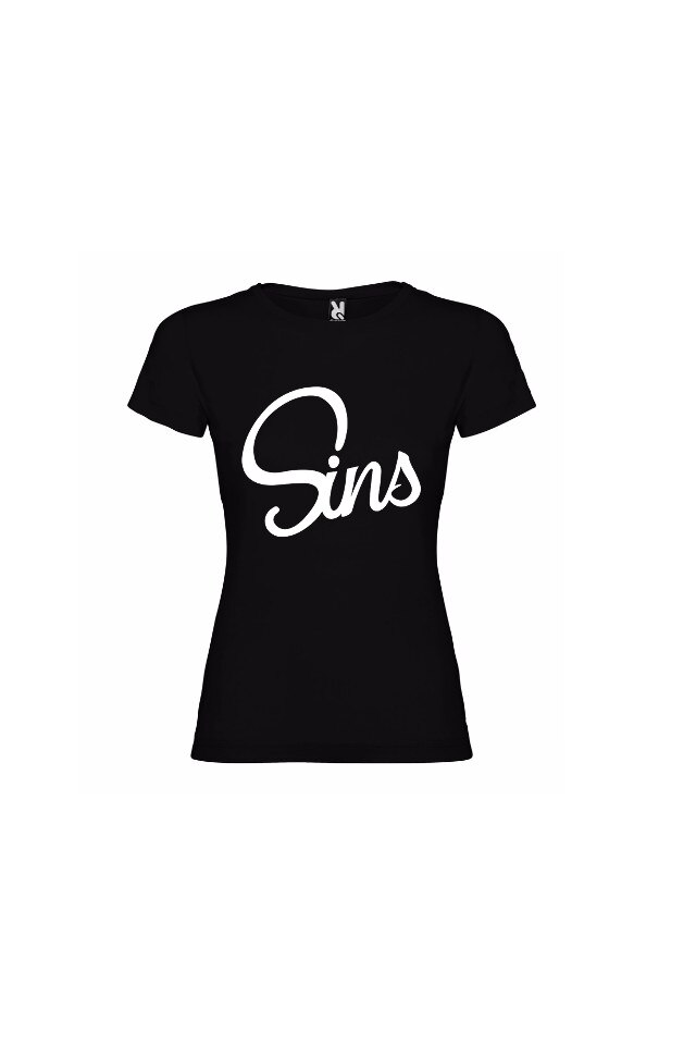 Tricou „SINS” NEGRU pentru DAMA