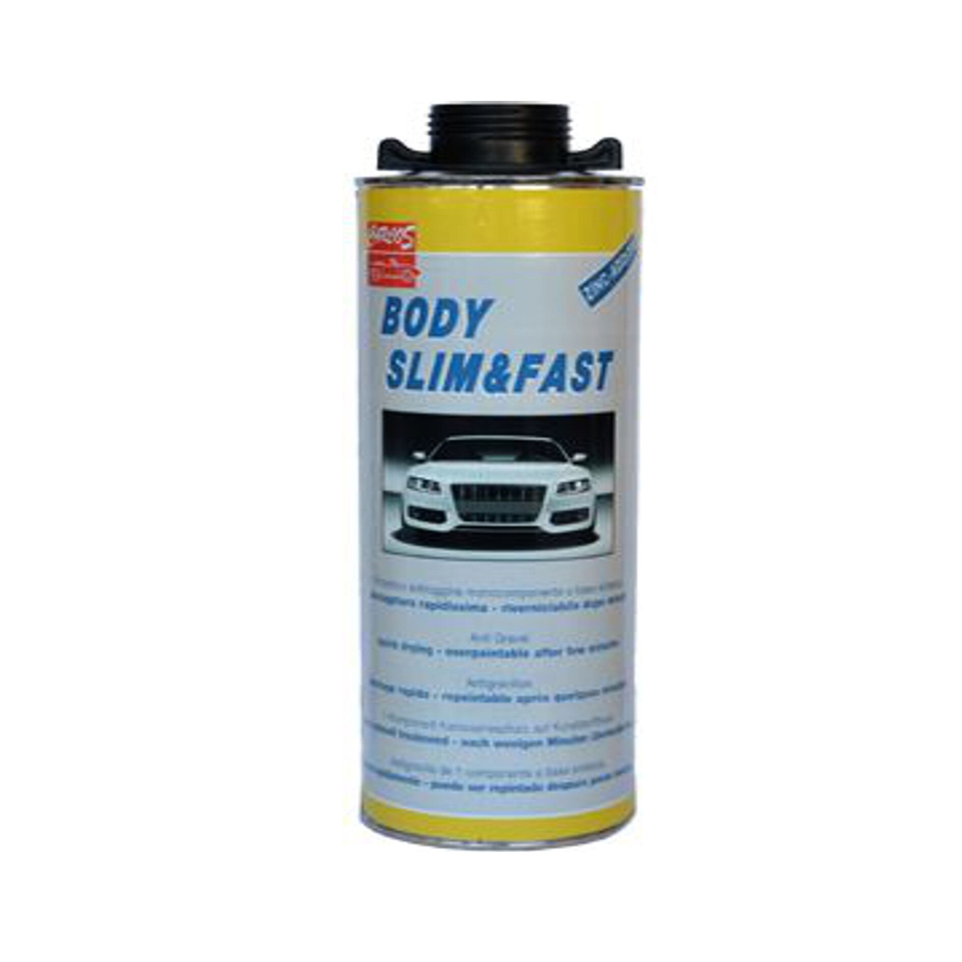 Protectie sintetica neagra cu extract de rasina impotriva coroziunii, CARCOS, BODY SLIM & FAST, 1 lt