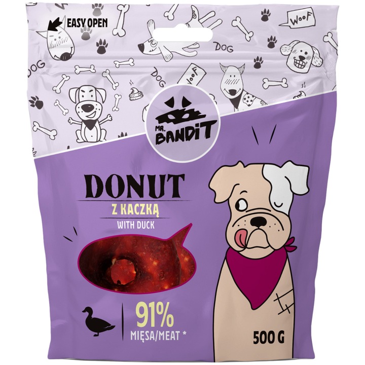 Награди за кучета Mr.Bandit, Donut, Патешко, 500 гр
