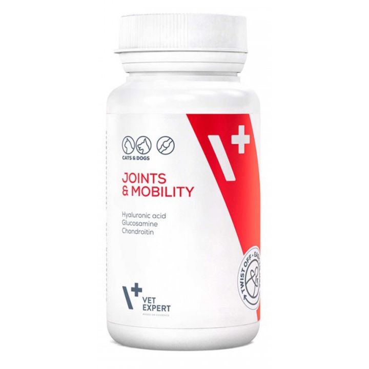 Vetexpert Joint & Mobility táplálékkiegészítő kutyáknak és macskáknak, 30 kapszula
