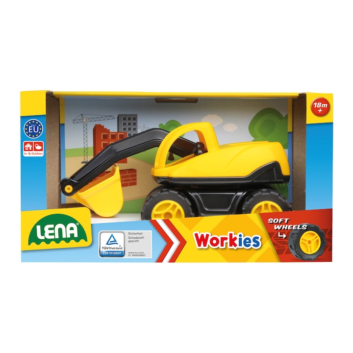 Играчка Багер Lena Workies 19см