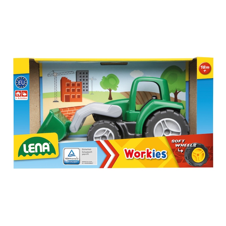 Трактор Багер Lena Workies 19см