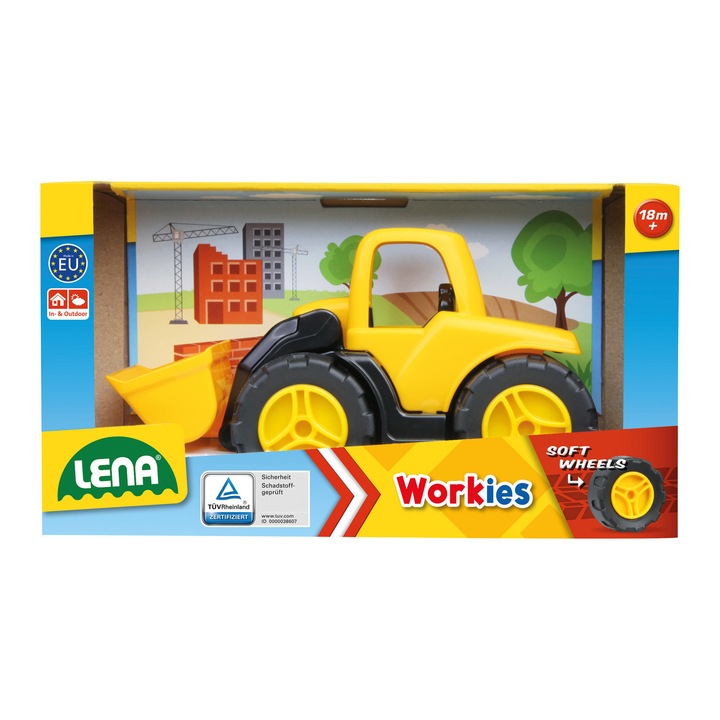 Булдозер Lena Workies 19см