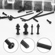 Set 1225 suruburi hexagonale, Cafuneplus®, M2 M3 M4 M5, cutie de depozitare transparenta pentru acces usor, pentru decoratiuni interioare, automobile, masini si multe altele, Negru
