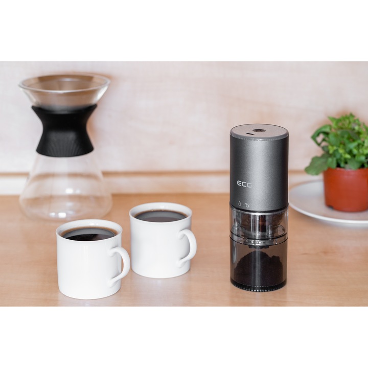 Rasnita electrica portabila pentru cafea KM 160 Minimo Premio, baterie integrata Li-Pol 3,7 V, capacitate boabe 120 ml