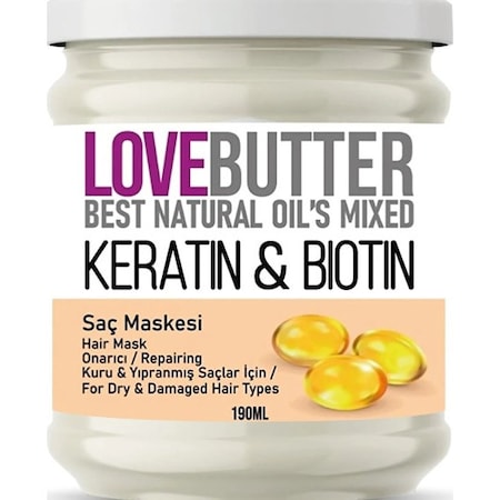 Masca de par Love Butter cu Keratina si Biotina