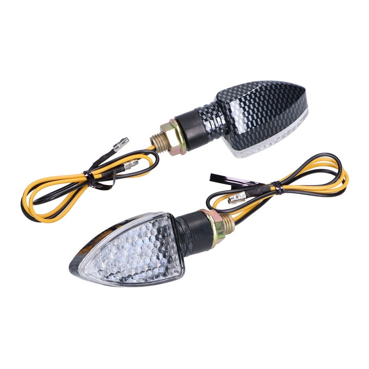 Index / irányjelző szett M8 menetes LED fekete Boost I 22797