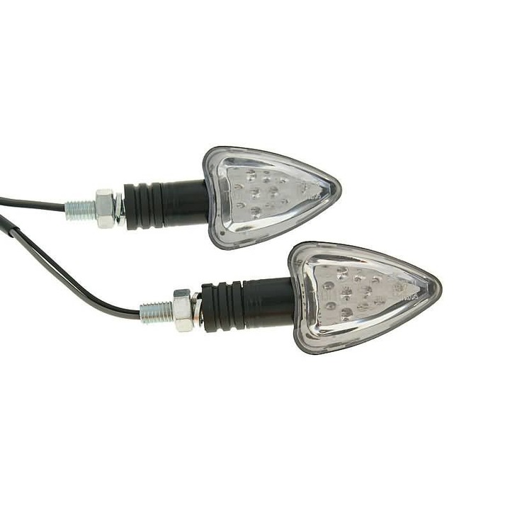 Index / irányjelző szett M8 menetes LED fekete Boost II 22796