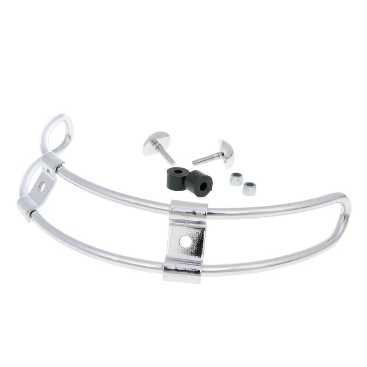 Első ütköző Buzzetti krómozott - Vespa LX, LXV 50, 125, 150 2T / 2 ütemű, 4T / 4 ütemű Buzzetti 4036