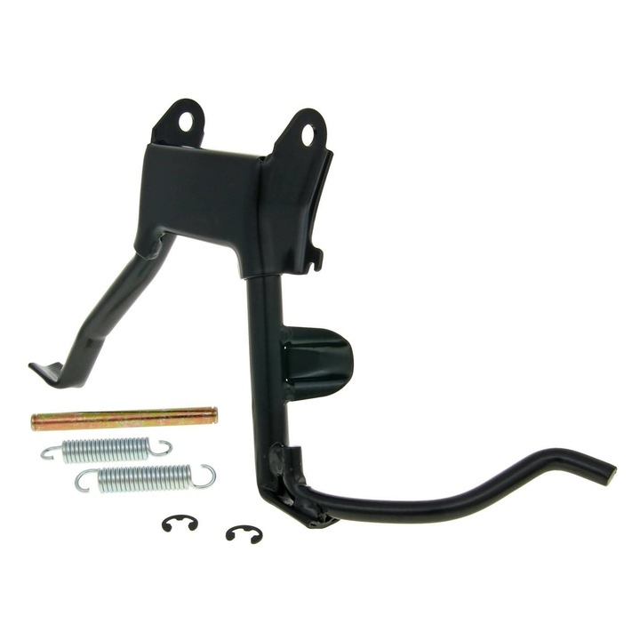 Suport mijoc, Buzzetti, Piaggio Zip/Free/Fly/Sfera RST/Vespa ET2/LX50, Negru