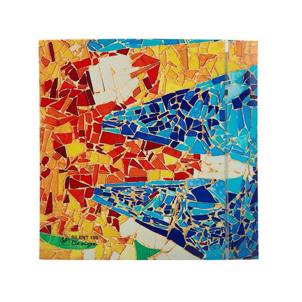 Ventilator de extractie pentru baie Soler & Palau Silent 100 CZ Design Barcelona, Sistem axial, Diametru 100 mm, 2200 RPM, Debit de aer 85 mc/h