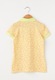 United Colors Of Benetton Tricou polo galben citrine din material pique 1Y