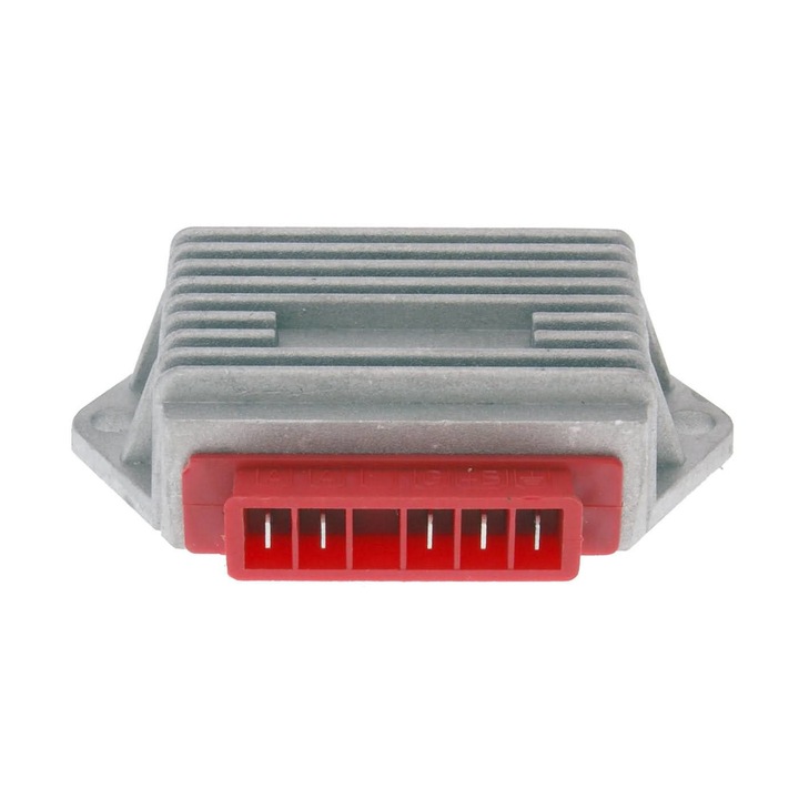 Regulator de tensiune, 101 Octane, Piaggio/Vespa, Argintiu/Rosu