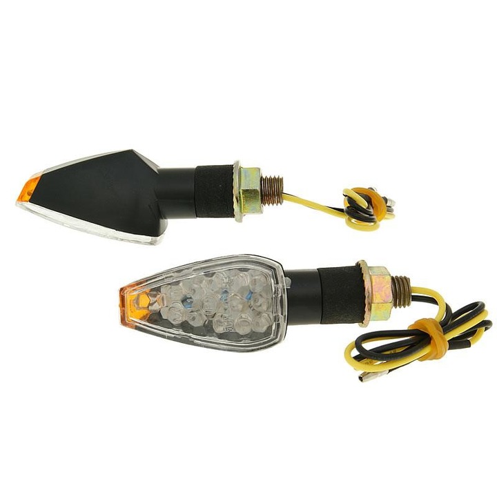 Index / irányjelző szett M10 menetes LED Century fekete 101 Octane 5999