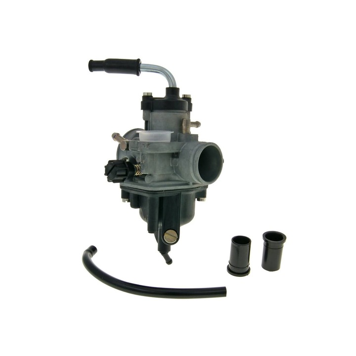 Kit carburator, Malossi, PHVB 22 CD, Derbi/Piaggio/Gilera/Vespa, Argintiu/Negru