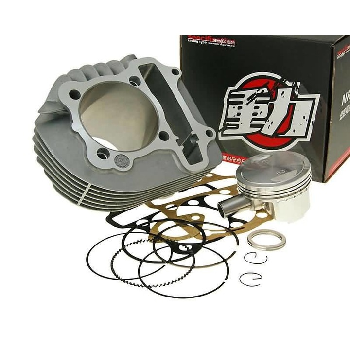 Kit cilindri, Naraku, 180 cc, 63 mm, 4 timpi, Compatibil cu Kymco, Multicolor
