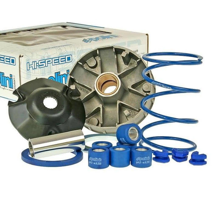 Variator, Polini, Hi-Speed - Piaggio, Albastru/Gri