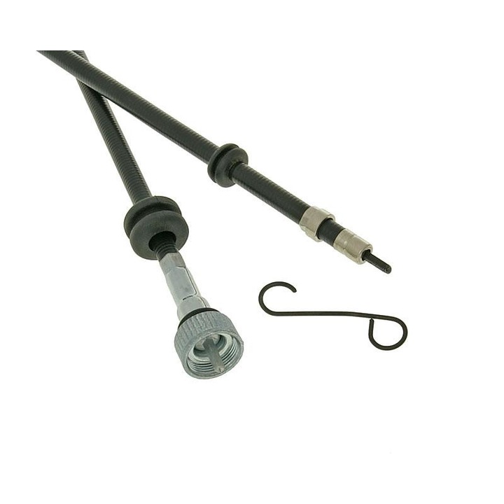 Cablu kilometraj, Vparts, Compatibil cu Piaggio Sfera RST, Negru