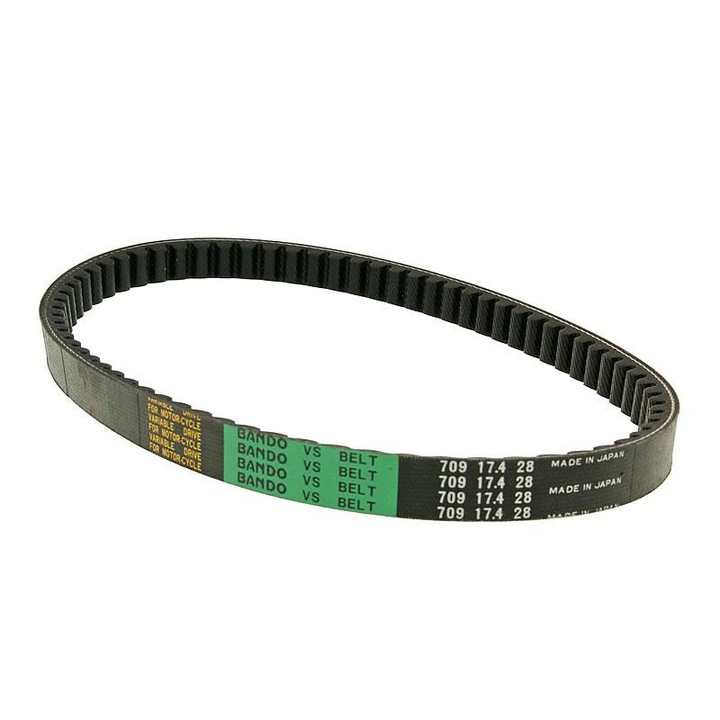 Bando V/S variátor ékszíj 724mm - Piaggio (rövid verzió), Honda, Peugeot Bando 11498