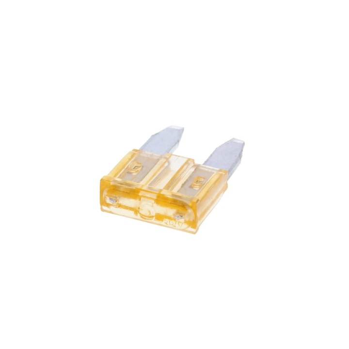 Mini késes biztosíték lapos 11.1mm 5A beige színben Vparts 12034