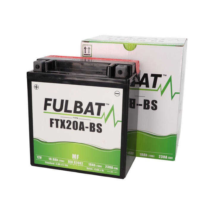 Baterie, Fulbat, FTX20A-BS, MF, Fara intretinere