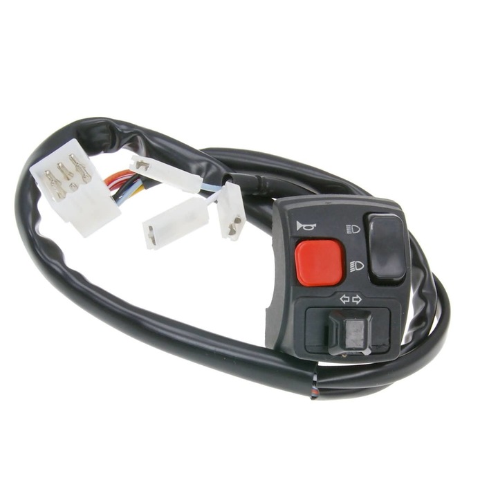 Baloldali kormánykapcsoló (index, reflektor/tompított fényszóró, duda) - MH Furia Max 2006- 101 Octa