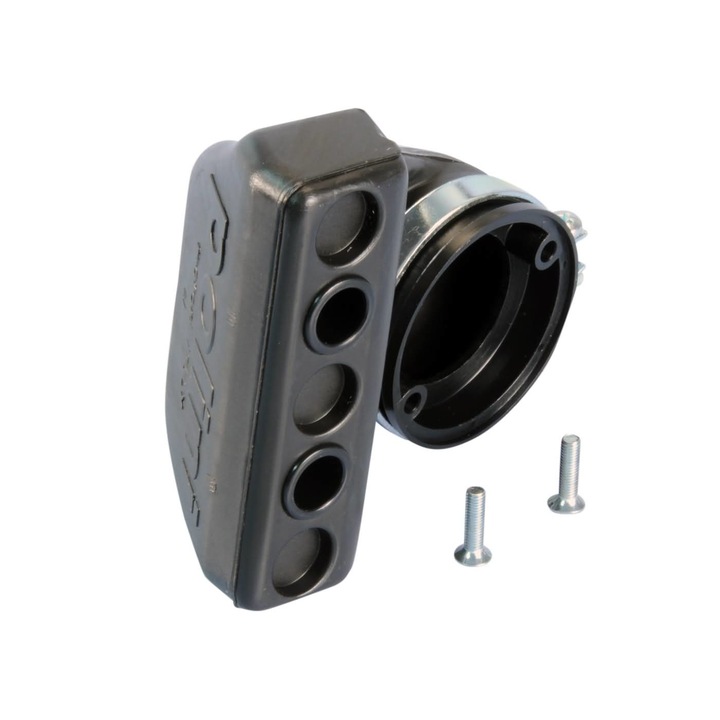 Filtru de aer, Polini, 19mm, Vespa PK 50/PK 125/ETS 2T, Negru