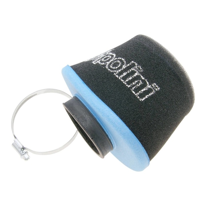 Filtru de aer, Polini, 60mm, Pentru carburatoare Polini CP, Negru/Albastru