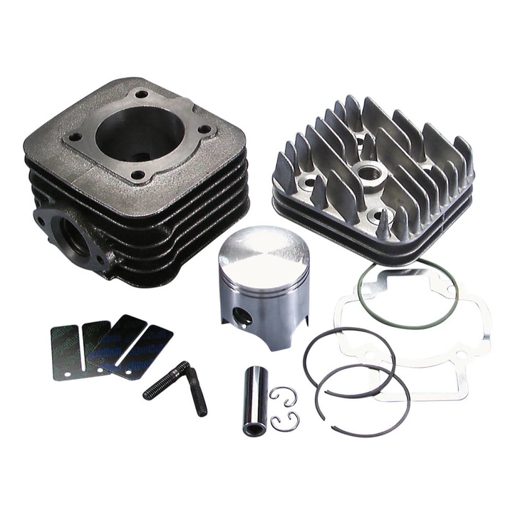 Set cilindri moto, Polini, Fonta, Sport, 70cc, 47mm, Pentru Piaggio (racire cu aer)