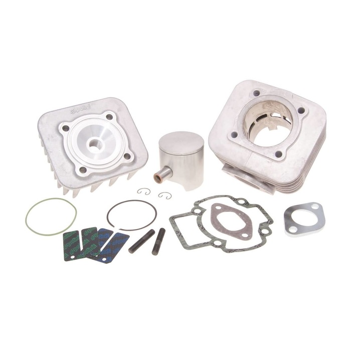 Set cilindru sport, Polini, Aluminiu, 70 cc, Pentru Piaggio