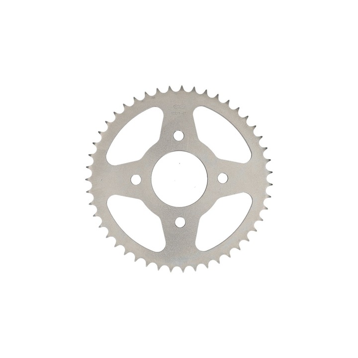 Pinion lant, AFAM, 47 dinti, Compatibil cu Daelim/Honda/Kymco/Mash, Argintiu