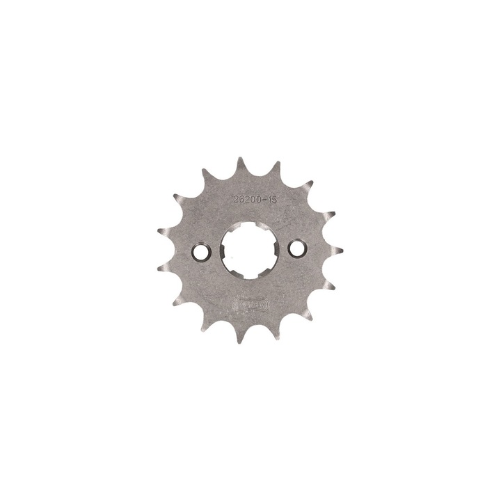 Pinion lant fata, AFAM, 15 dinti, Compatibil cu Kymco Hipster/Meteorit/Stryker/Quannon, Argintiu