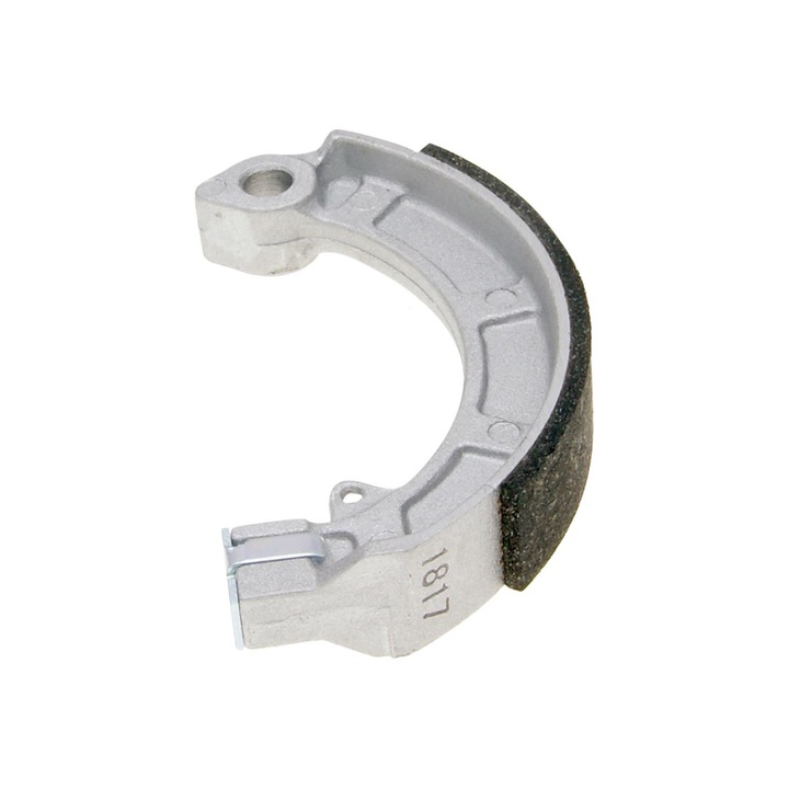 Sabot frana, 150 x 25 mm, Compatibil cu Vespa PK 50/80/125/PX/LML Star 125/150/200, Negru/Argintiu