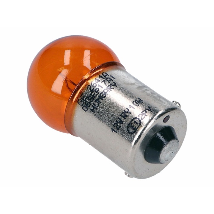 OEM izzó - BAU15s 12V 10W naracssárga PI-584332